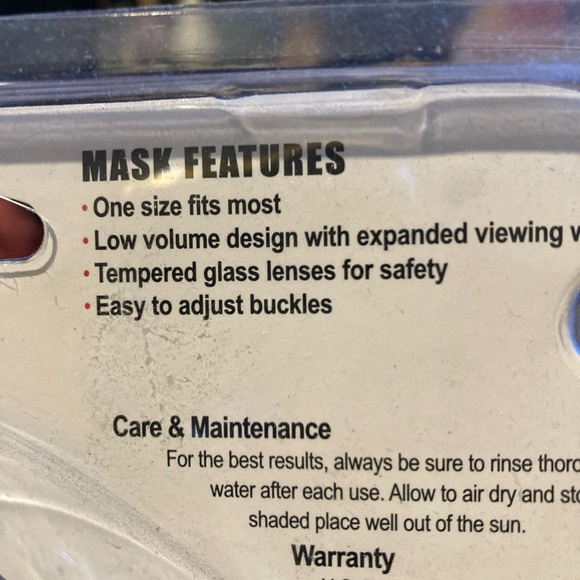 U.S. Divers advanced adult diving mask - Picture 6 of 9